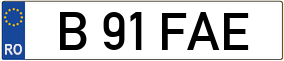 Truck License Plate